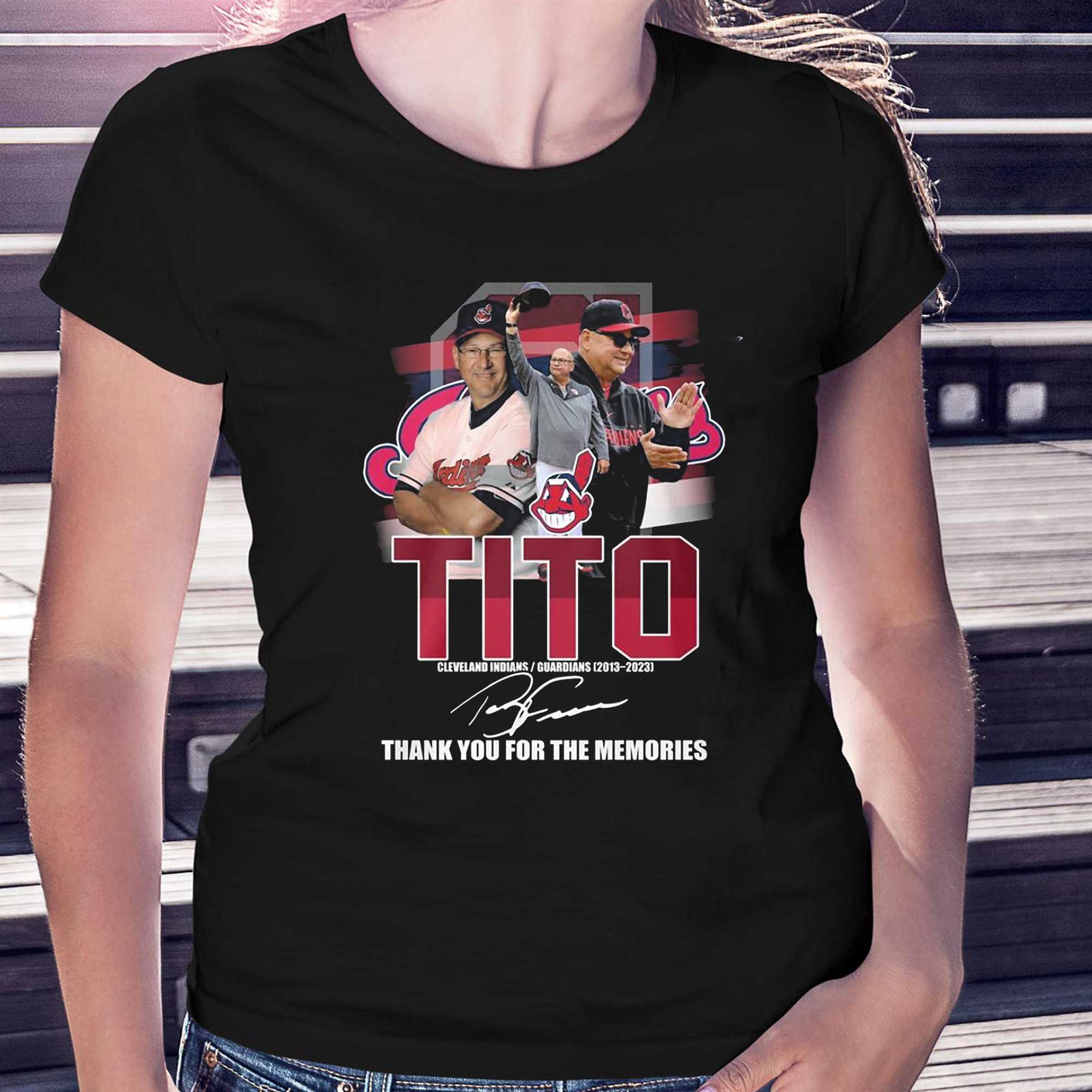 Tito Cleveland Indians, Guardians 2013 – 2023 Thank You For The Memories  Unisex T Shirt - Limotees