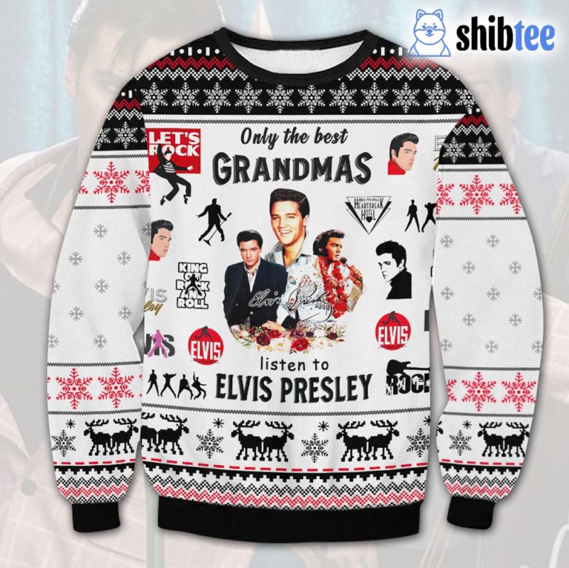 Elvis Presley Only the best grandmas Ugly Sweater Ep2609dhn11kh 1