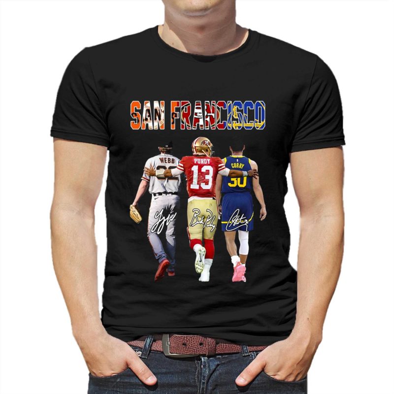San Francisco Webb, Purdy And Curry T Shirt