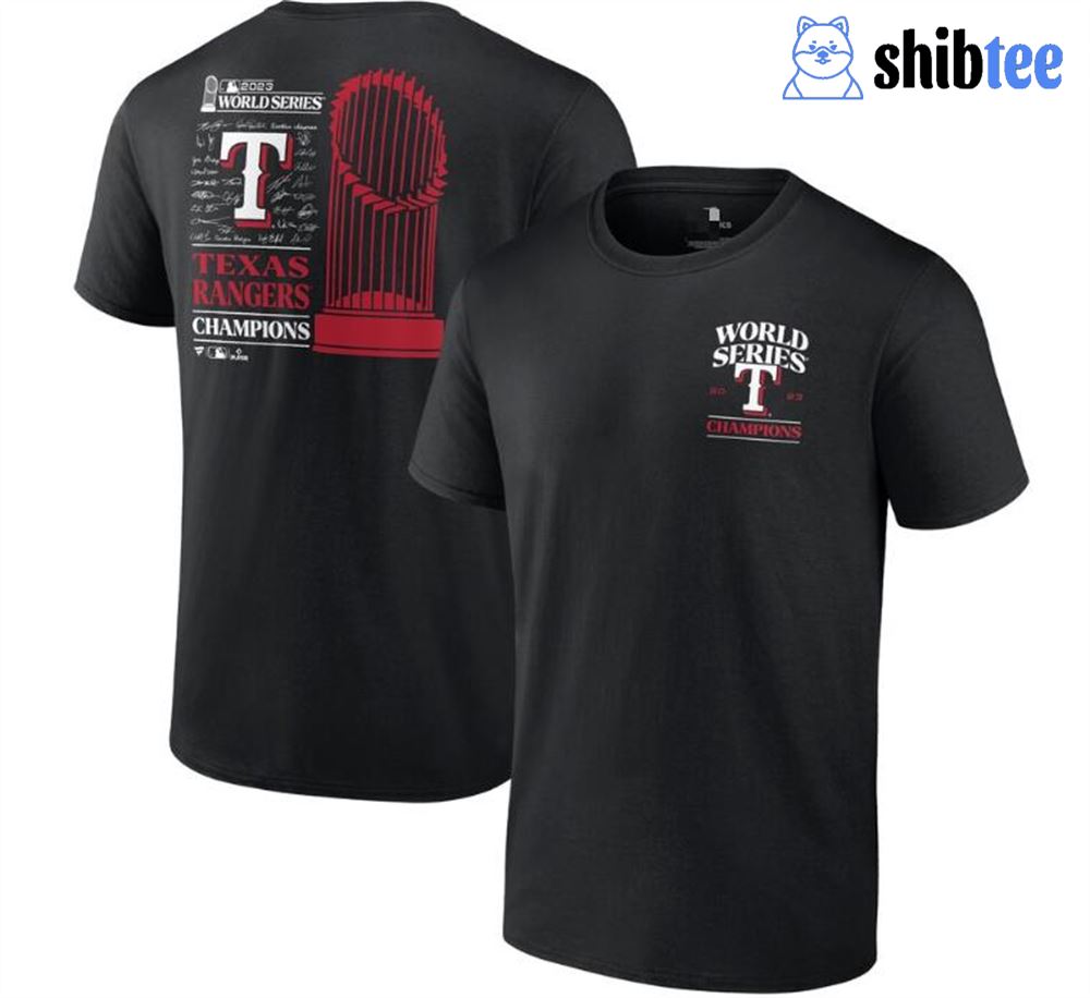 Celebrate the Texas Rangers' Triumph with Our Exclusive TShirt