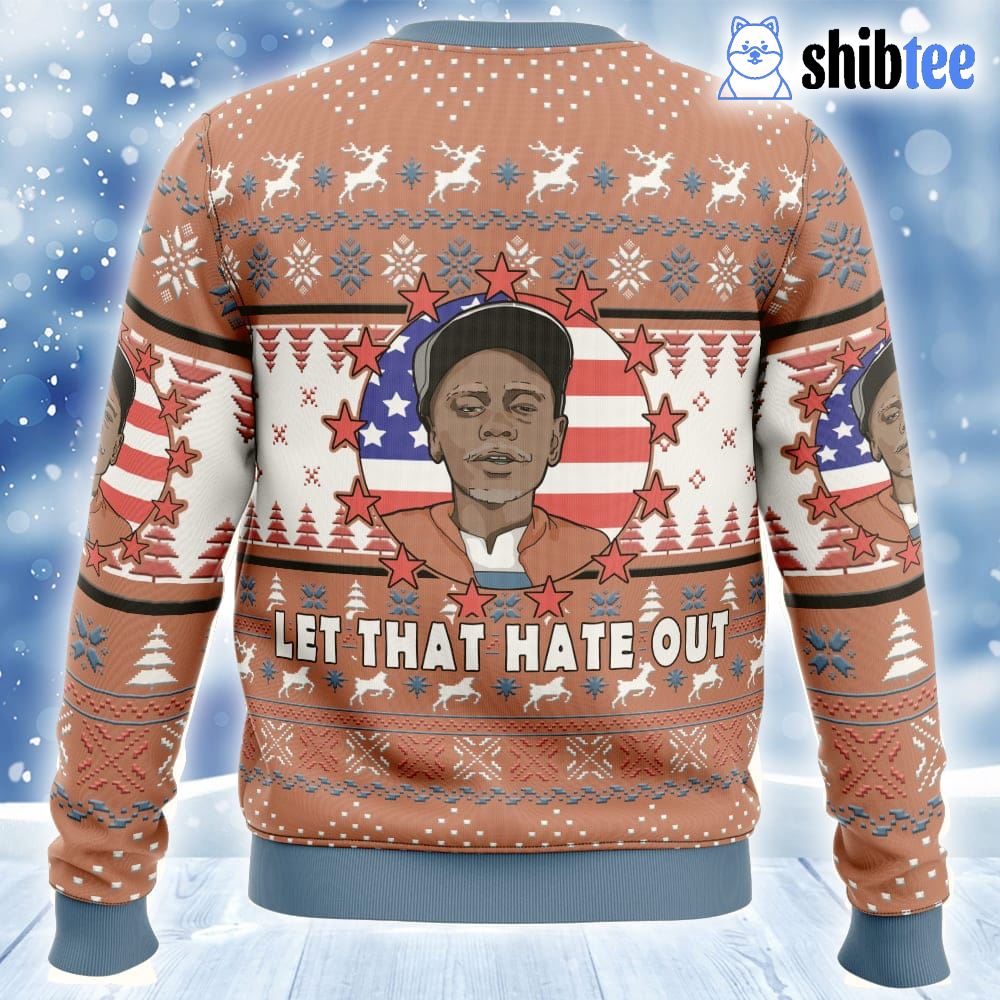 Clayton Bigsby Chappelles Show Ugly Christmas Sweater Clayton Bigsby Chappelles Show Ugly Christmas Sweater