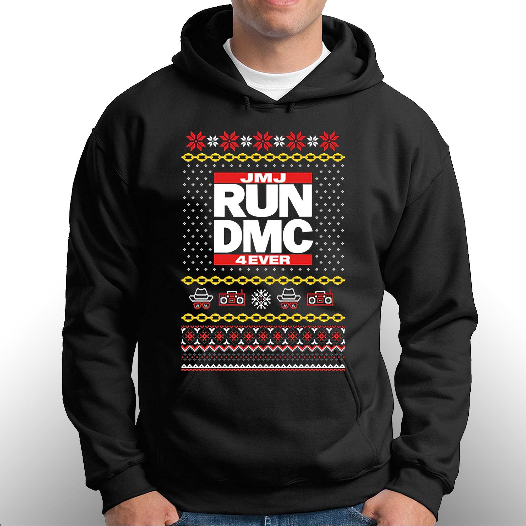 Run dmc cheap christmas jumper