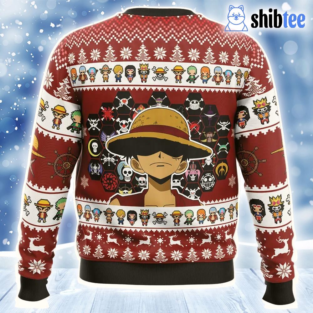 Jolly Rogers One Piece Ugly Christmas Sweater Jolly Rogers One Piece Ugly Christmas Sweater