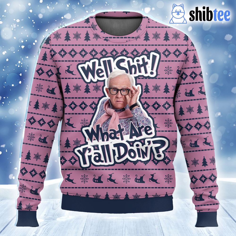 Leslie Jordan Well Shit What Are Yall Doin Ugly Christmas Sweater