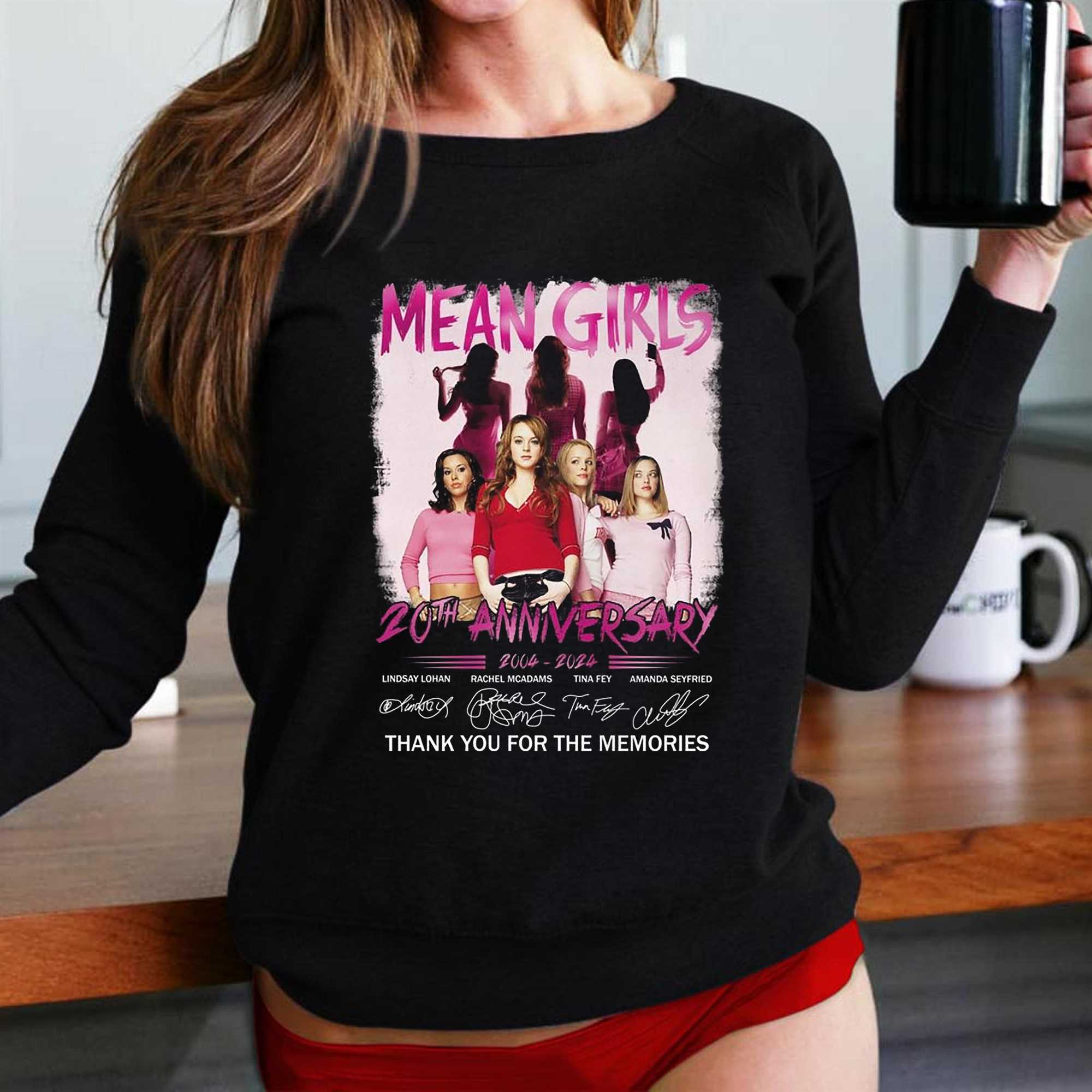 Mean Girls 20th Anniversary 2004 2024 Thank You For The Memories T Shirt -  teejeep