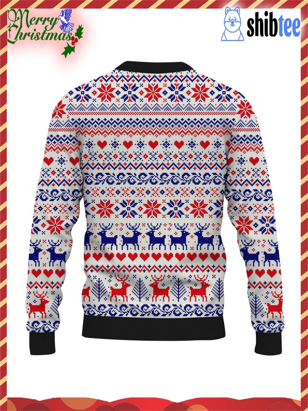 Mens Cartoon Christmas Tree Print Crewugly Christmas Sweater Mens Cartoon Christmas Tree Print Crewugly Christmas Sweater