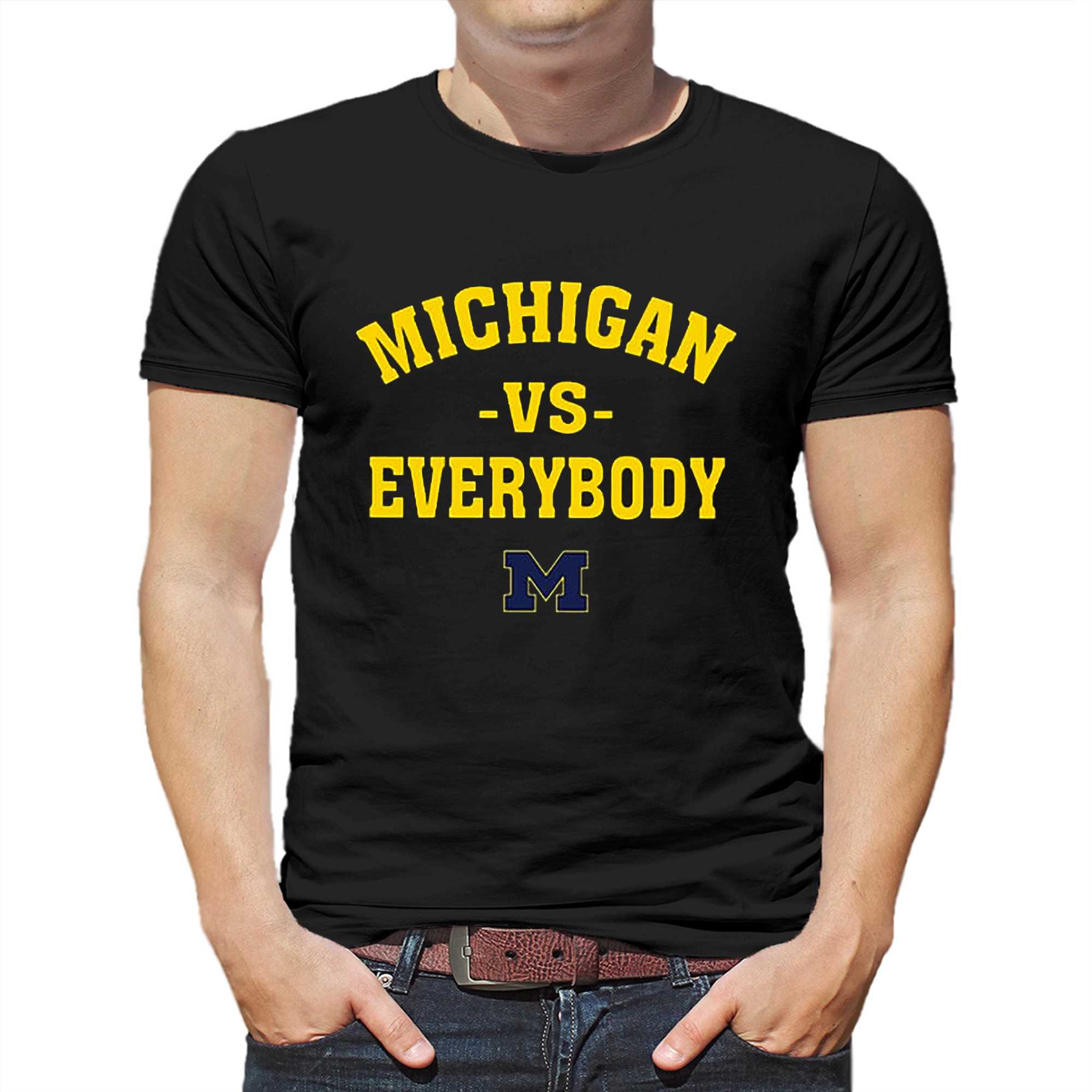 Roman Wilson Michigan Vs Everybody Shirt - Shibtee Clothing