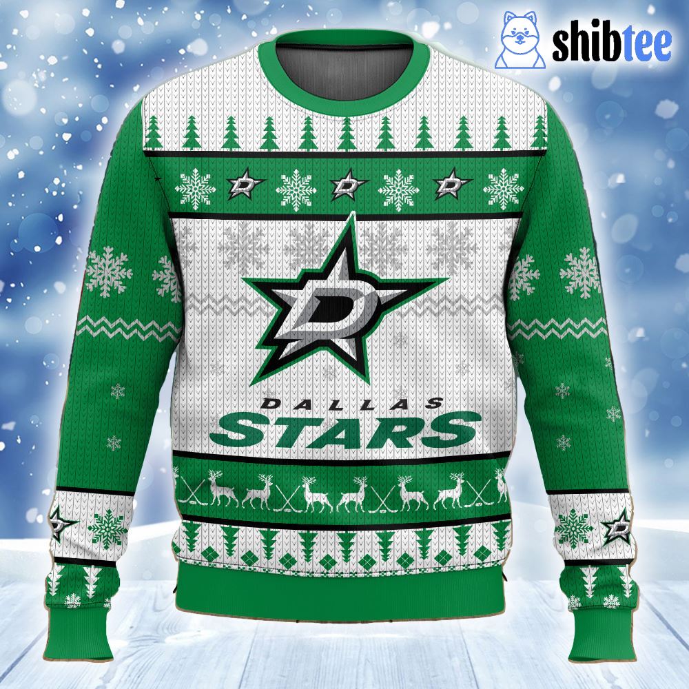 Nhl Dallas Stars Ugly Christmas Sweater - Shibtee Clothing