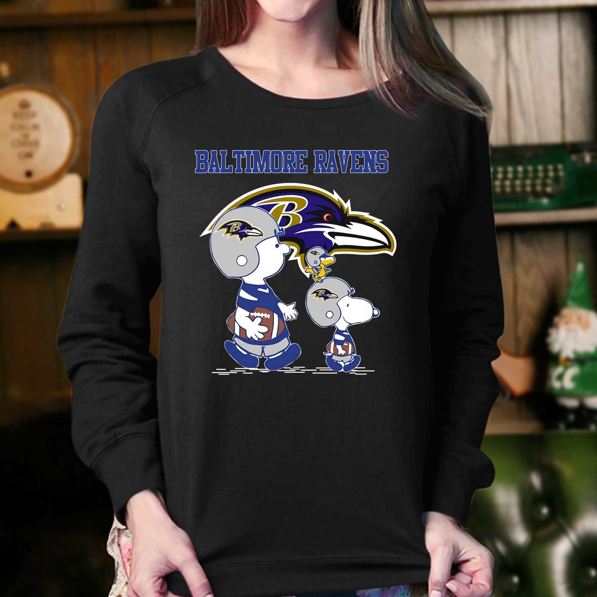 Ravens Snoopy Play Soccer T-shirt Ravens Snoopy Play Soccer T-shirt