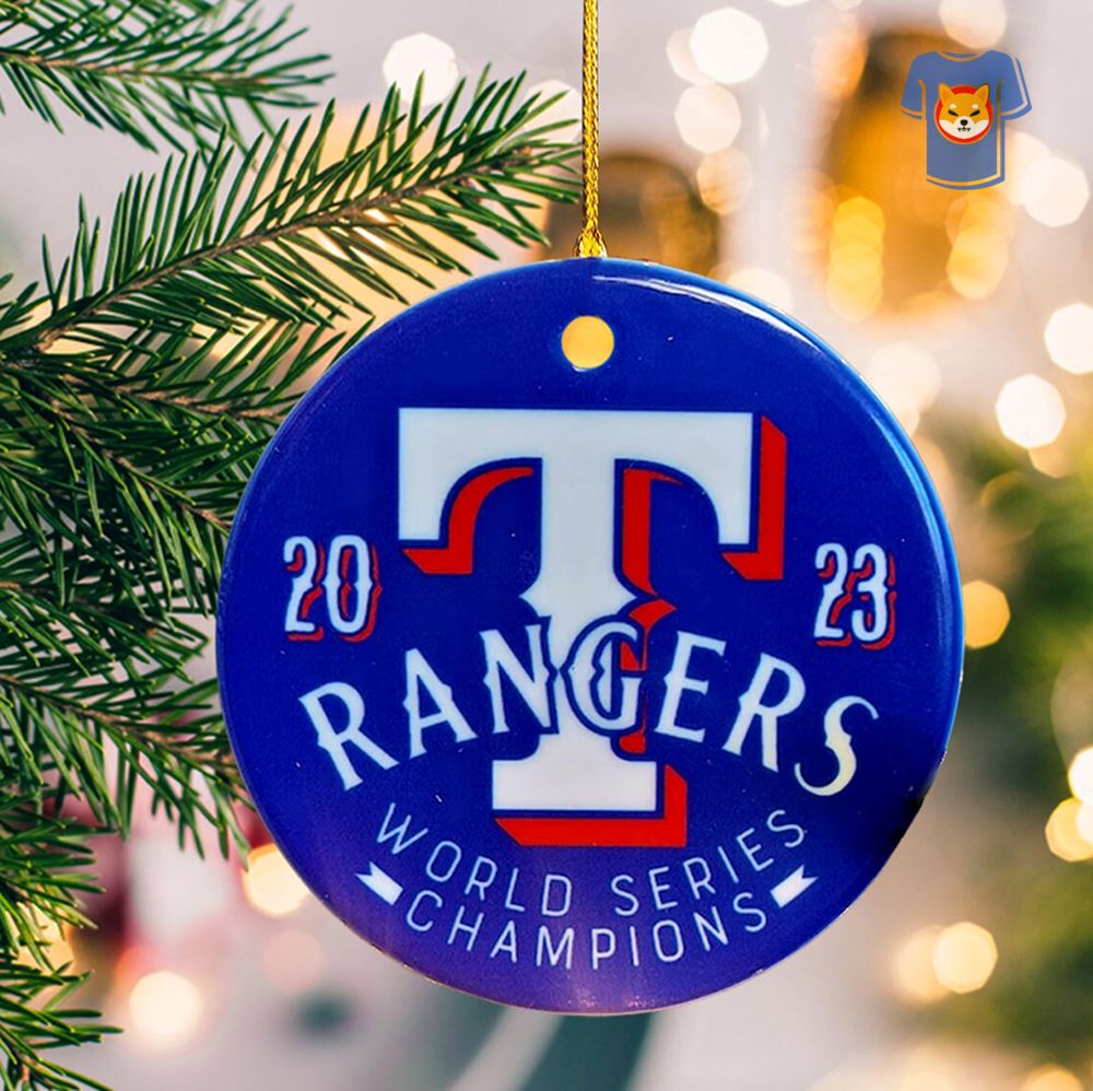 Texas Ornament Rangers World Series Champions 2023 Christmas Ornament ...