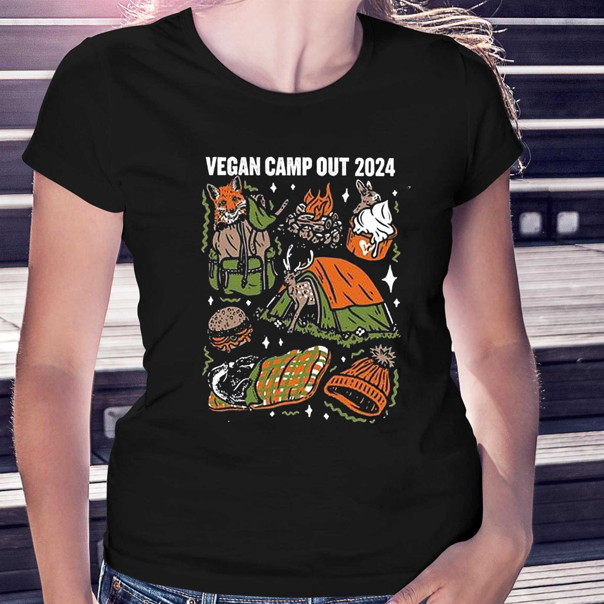 Vegan Camp Out 2024 Shirt Shibtee Clothing