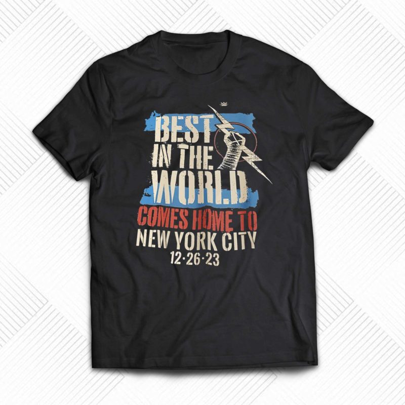 cm punk Best in the World comes home to new york city 12 26 23 shirt