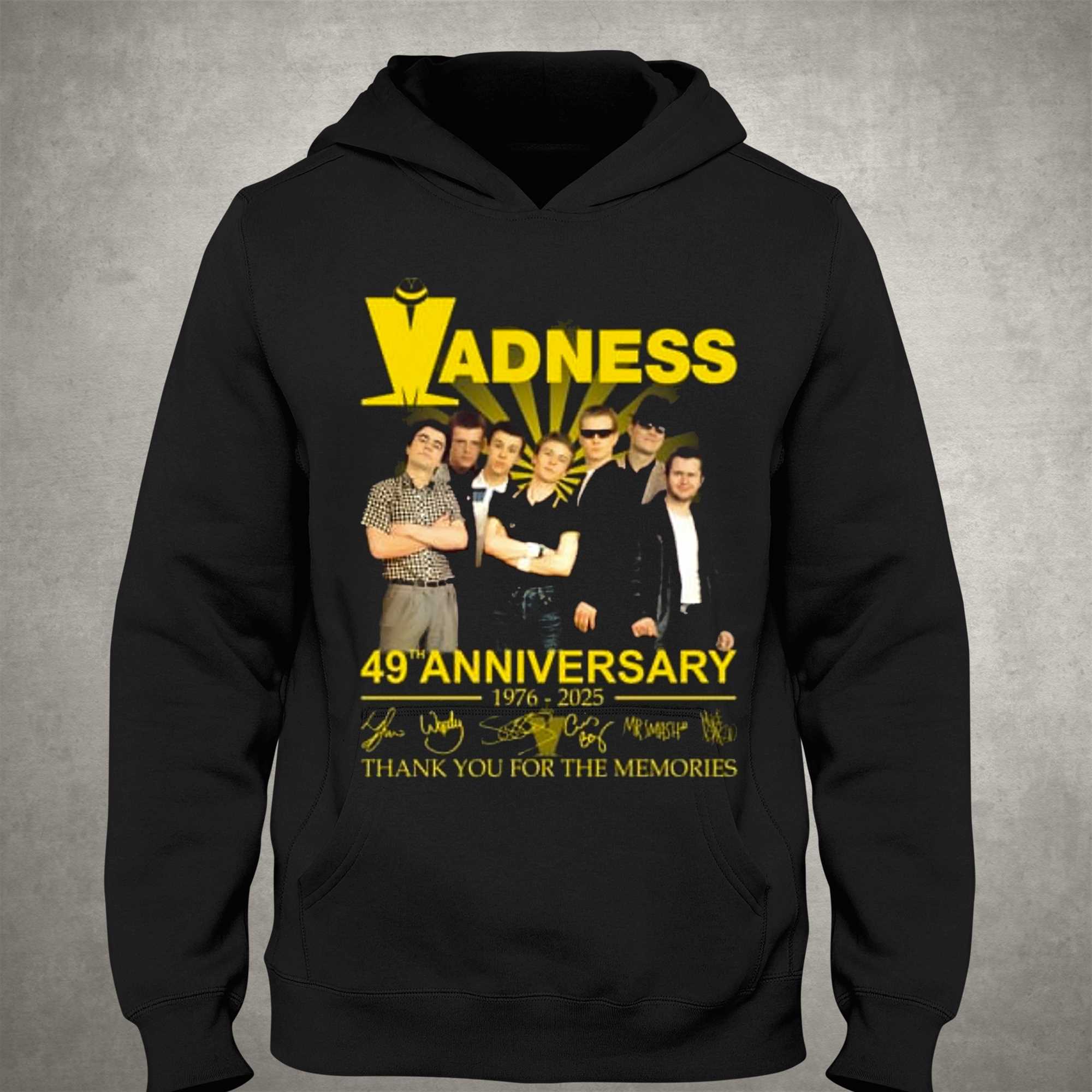 Madness 49th Anniversary 1976 – 2025 Thank You For The Memories T 