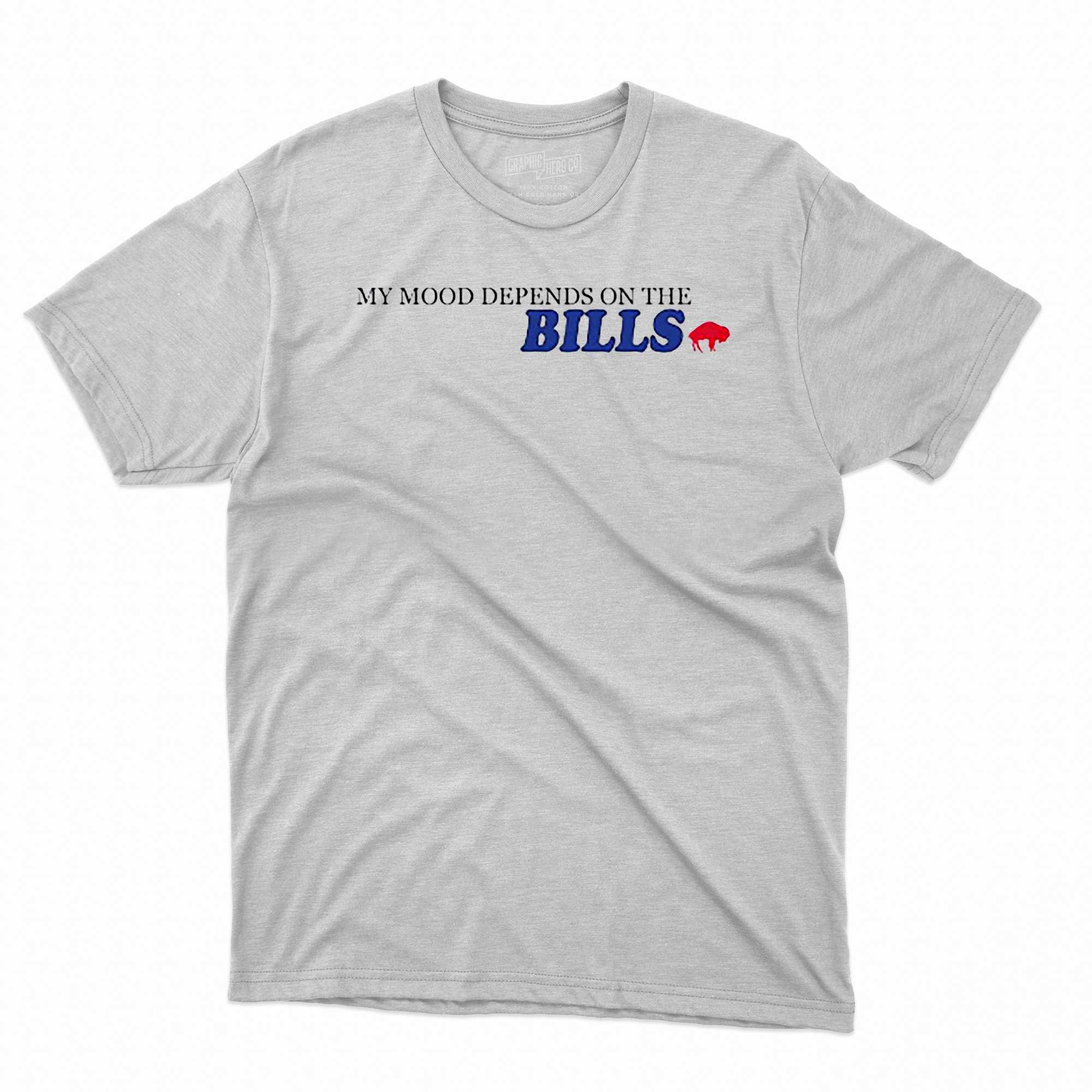 My Mood Depends On The Bills Buffalo Football Shirt - Shibtee Clothing