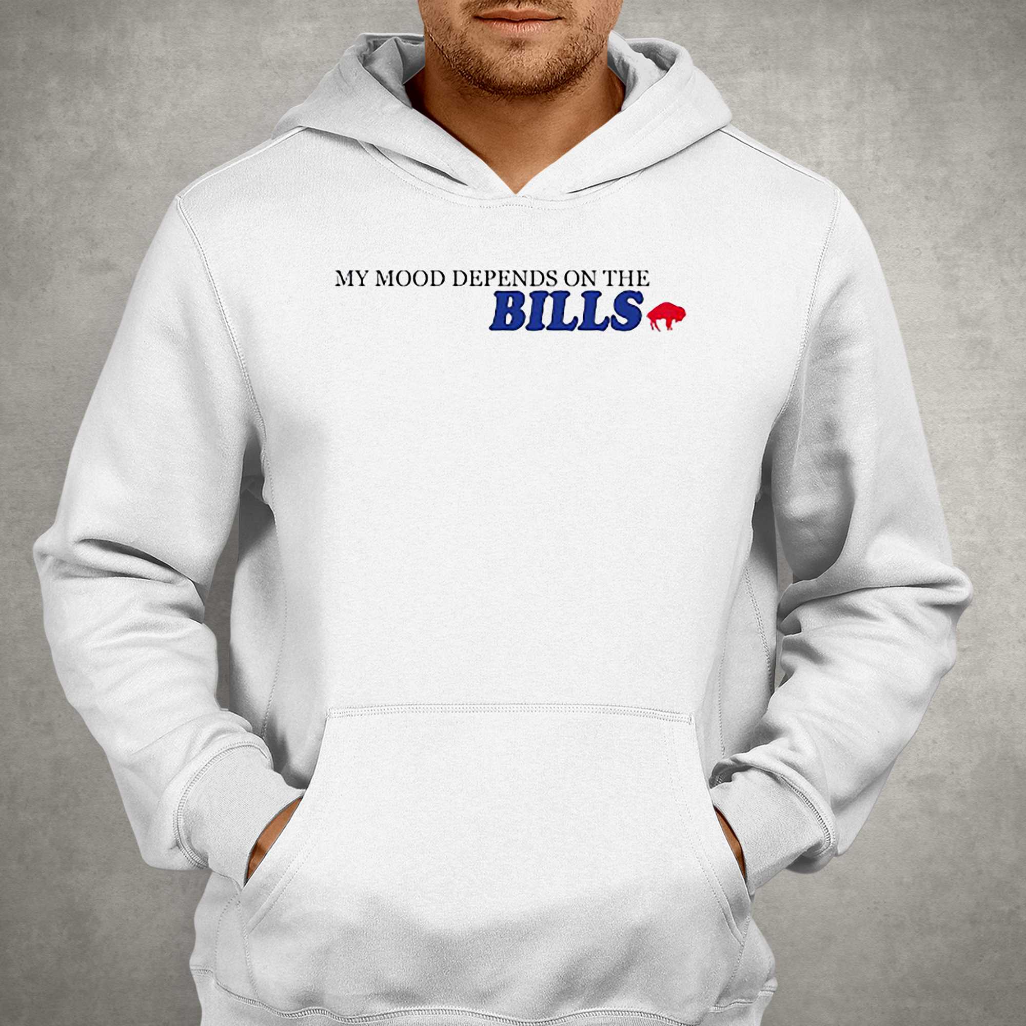 My Mood Depends On The Bills Buffalo Football Shirt - Shibtee Clothing