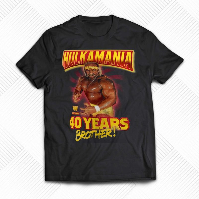 Hulk Hogan 40 Years Brother T Shirt