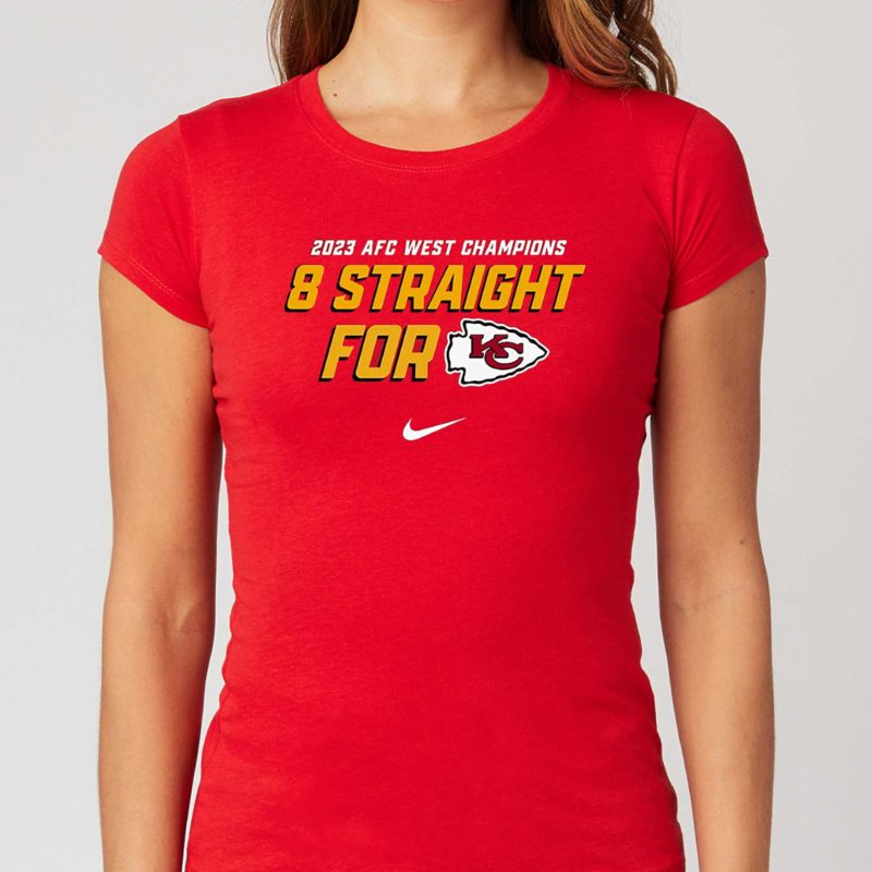 Kansas City Chiefs AFC West Division Champions 8 straight for T Shirt