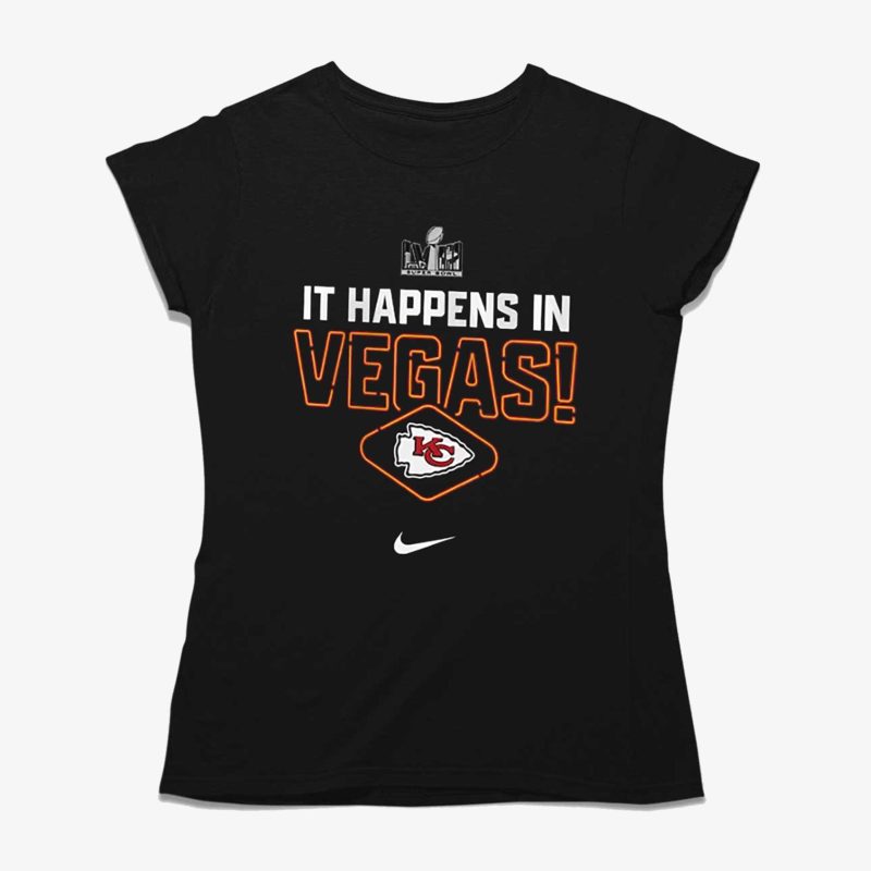 Kansas City Chiefs it happens in vegas Super Bowl LVIII Shirt