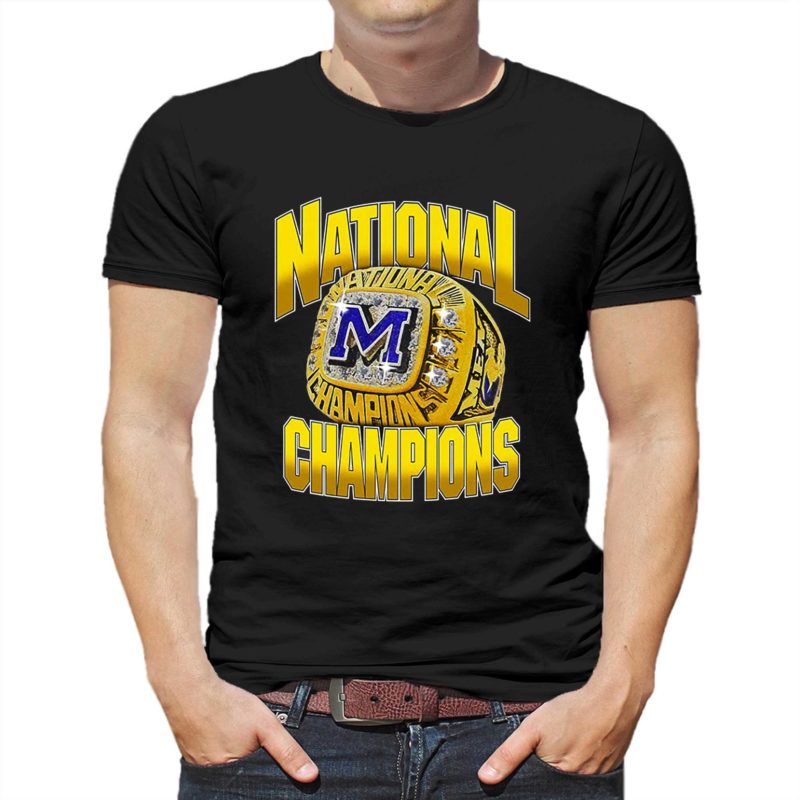 Michigan Wolverines National CHAMPS RING Shirt