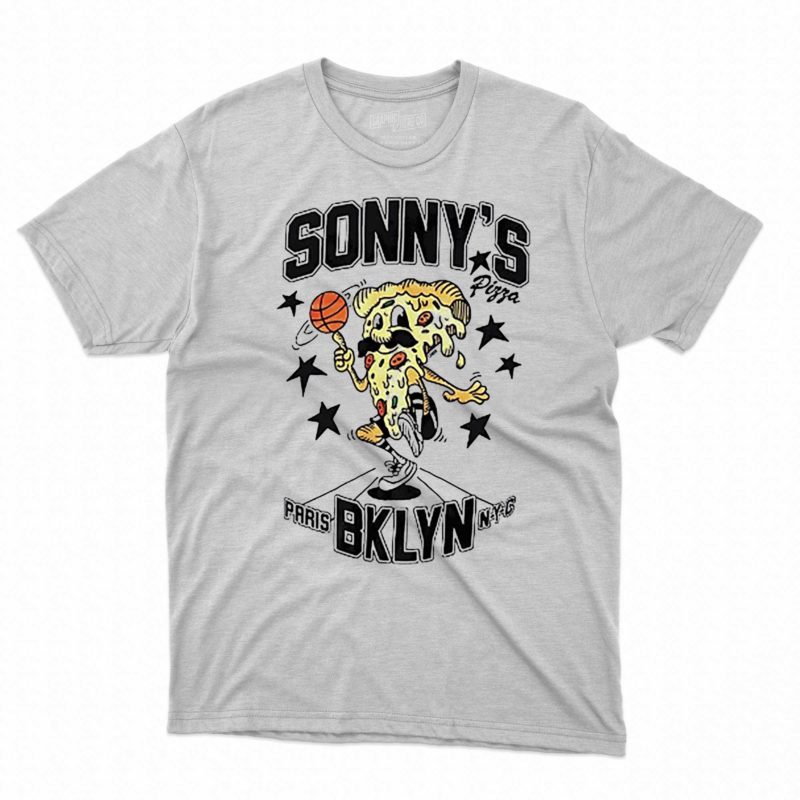 Pizza Sonny's Paris Brooklyn Nets shirt