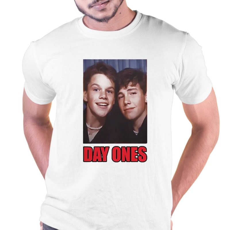Ryan Reynolds Ben Affleck and Matt Damon Day Ones T Shirt