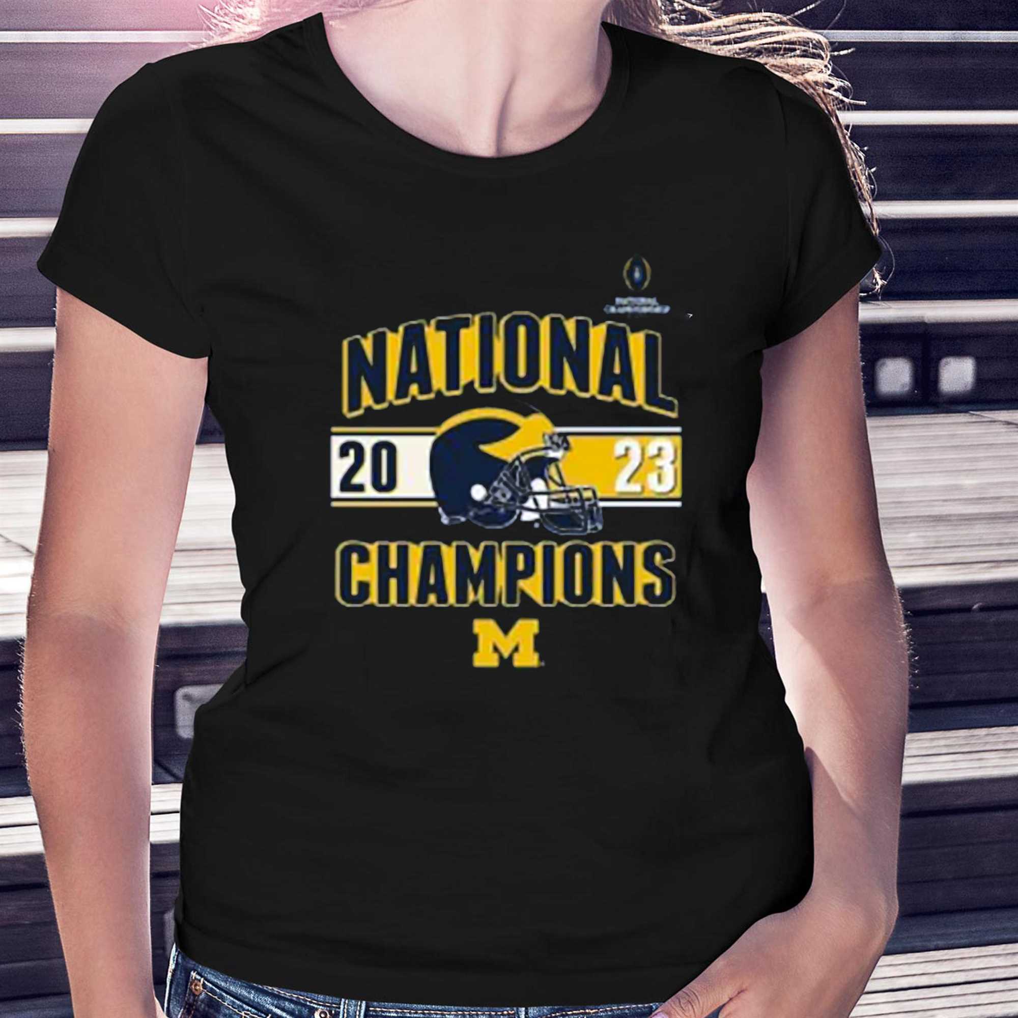 Michigan Wolverines College Football Playoff 2023 National Champions T ...