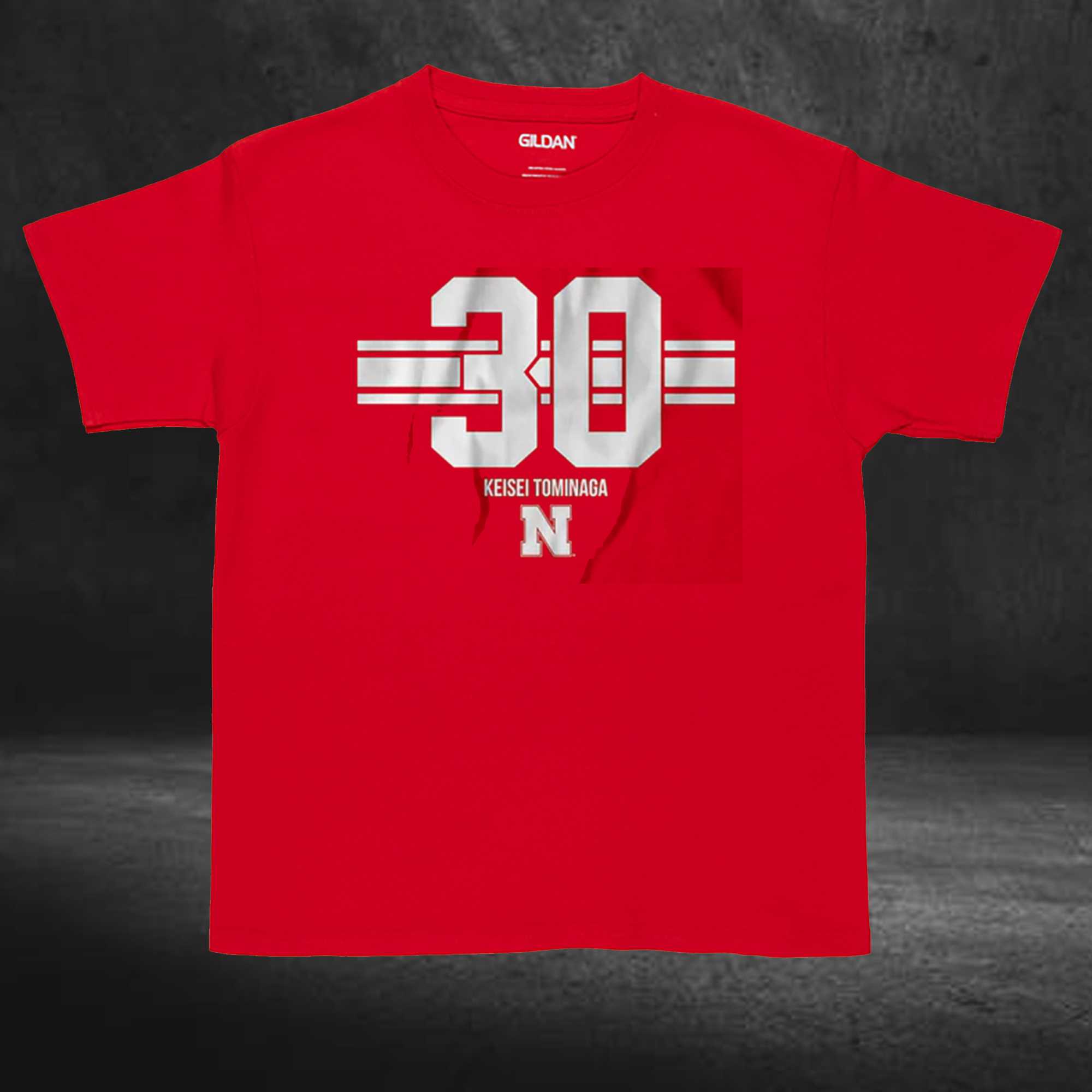 Nebraska Basketball Keisei Tominaga 30 Shirt 
