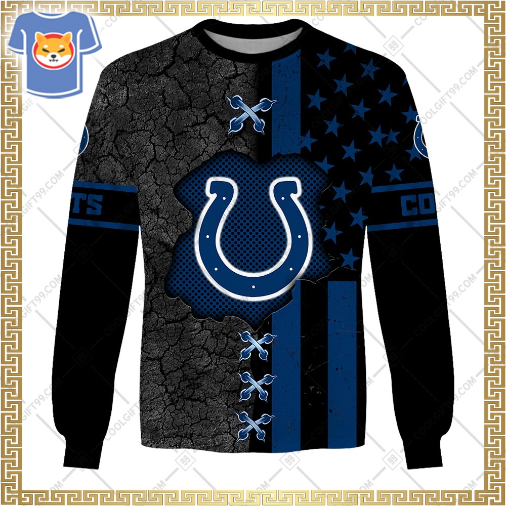 Personalized Nfl Indianapolis Colts Flag Special Design Hoodie T Shirt Zip Hoodie Sweatshirt  Personalized Nfl Indianapolis Colts Flag Special Design Hoodie T Shirt Zip Hoodie Sweatshirt