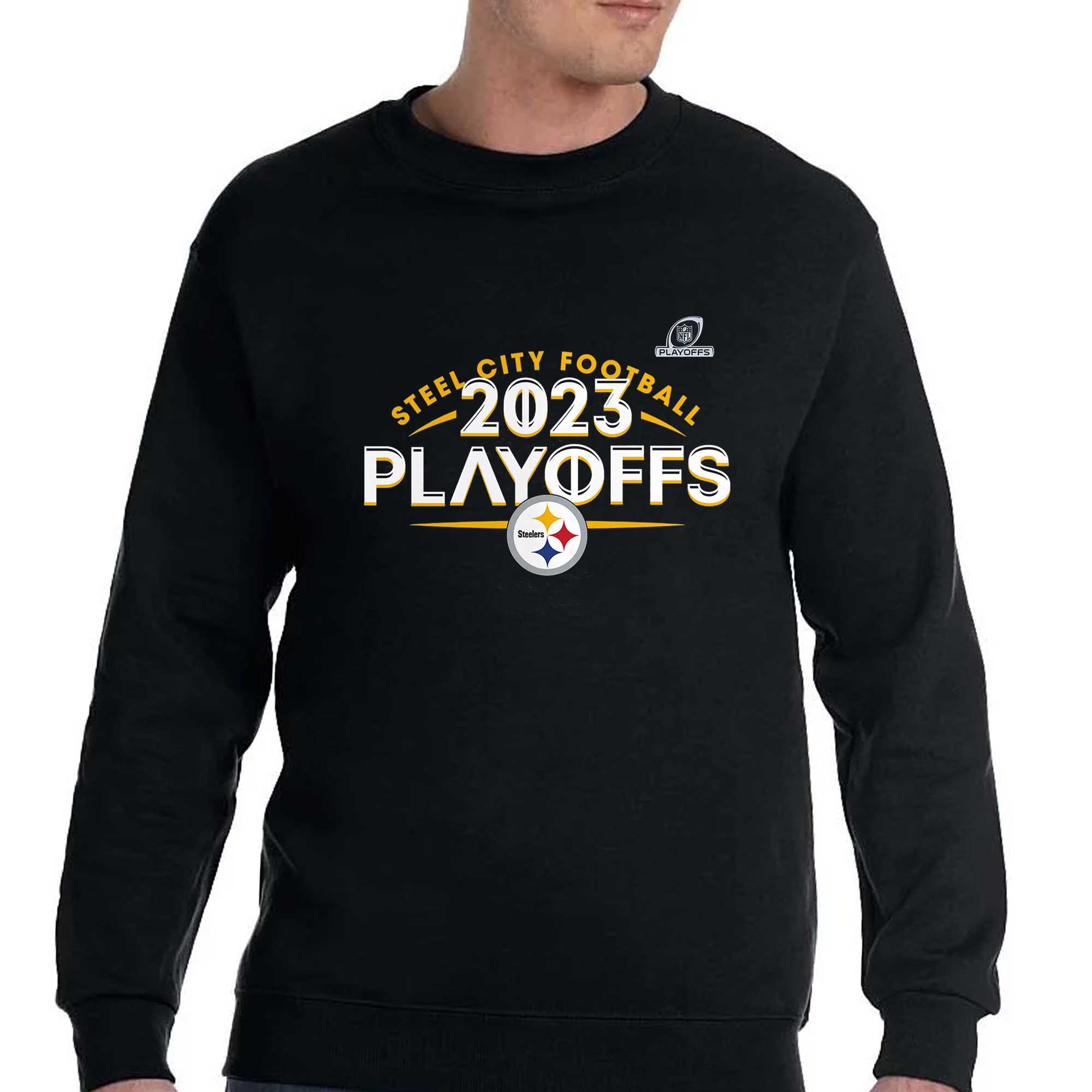Pittsburgh Steelers Fanatics Branded 2023 Nfl Playoffs Ready T-shirt 