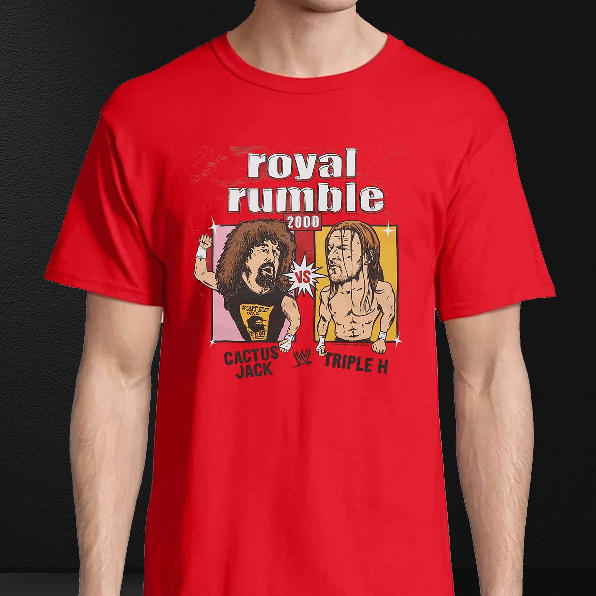 Royal Rumble 2000 Cactus Jack Vs Triple H Shirt - Shibtee Clothing