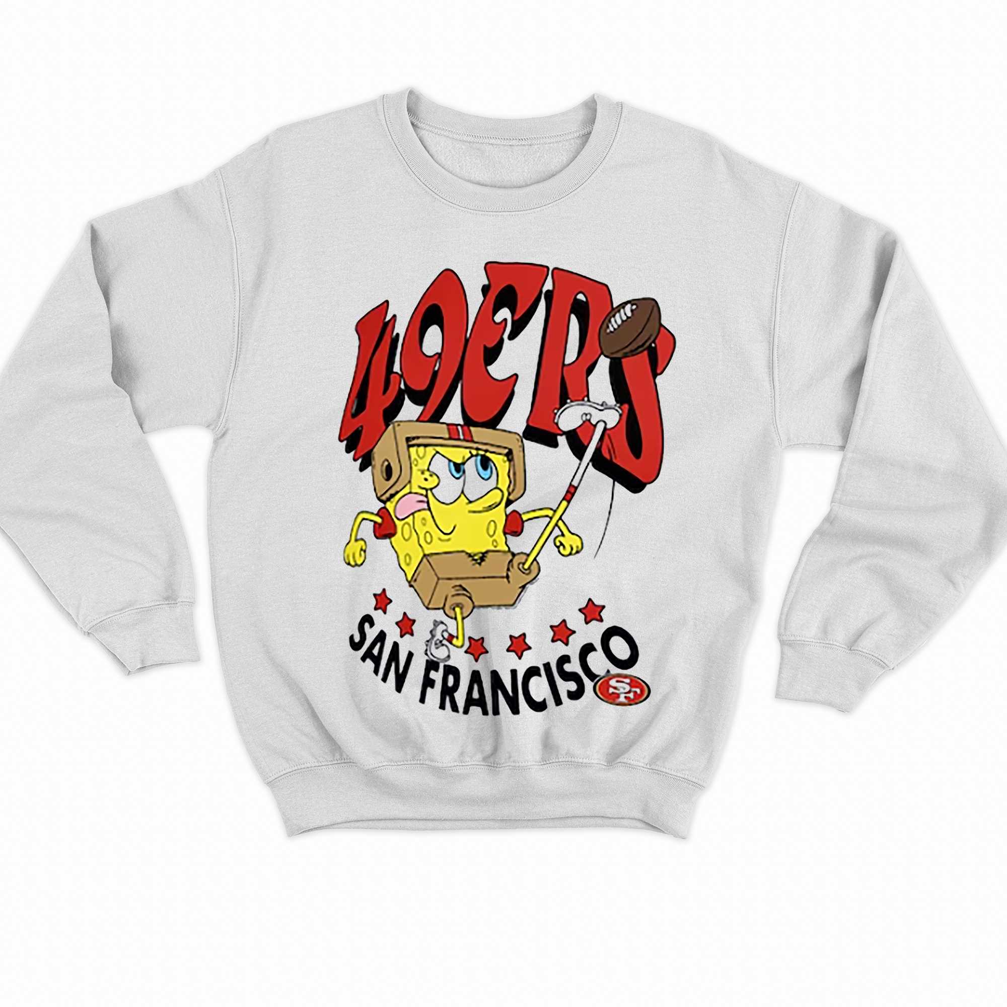 San Francisco 49ers Super Bowl Lviii X Spongebob Squarepants T-shirt 