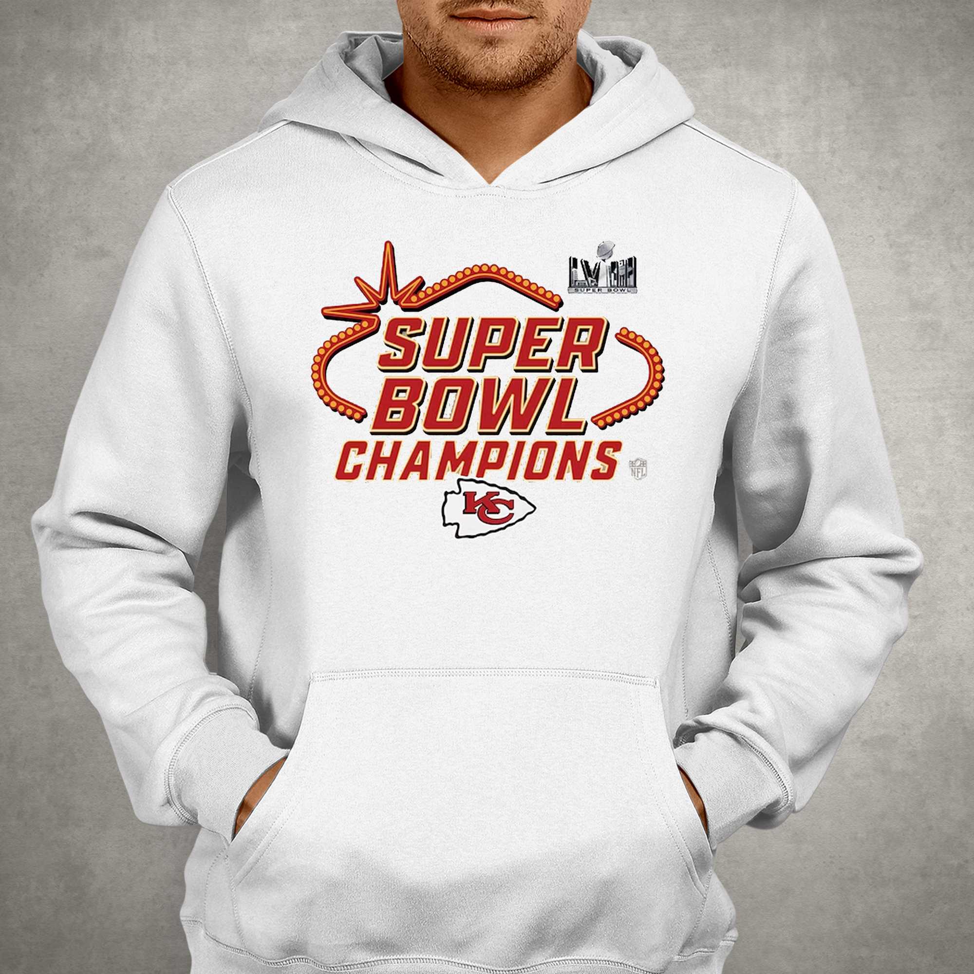 Kansas City Chiefs Nike Women's Super Bowl LVIII Champions Locker Room  Trophy Collection Pullover Hoodie - Heather Gray