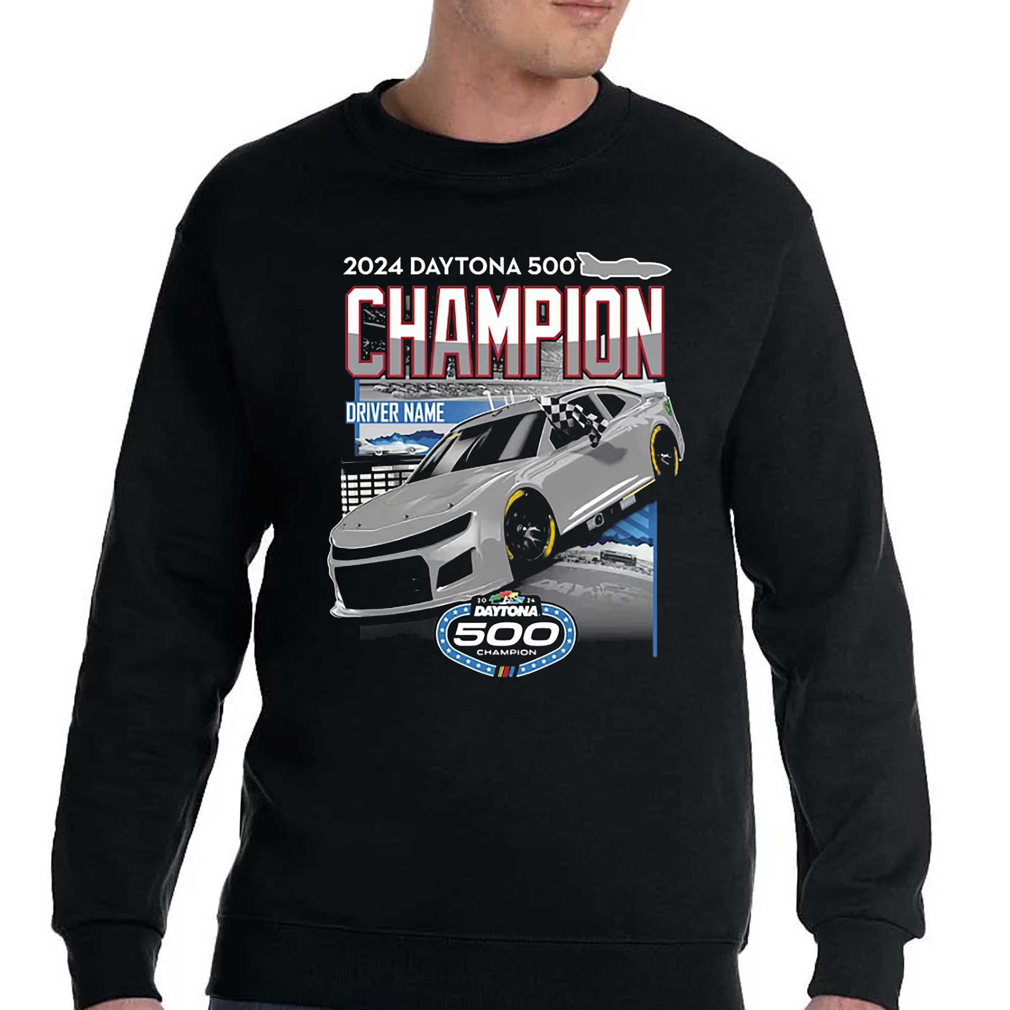 William Byron Checkered Flag Sports 2024 Daytona 500 Champion T-shirt 