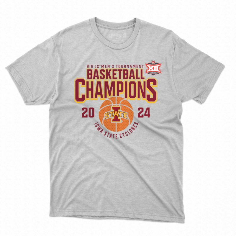 Iowa State Cyclones 2024 Big 12 Mens Basketball Conference Tournament Champions T Shirt