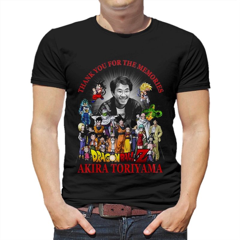 Thank You For The Memories Dragon Ball Z Akira Toriyama T Shirt