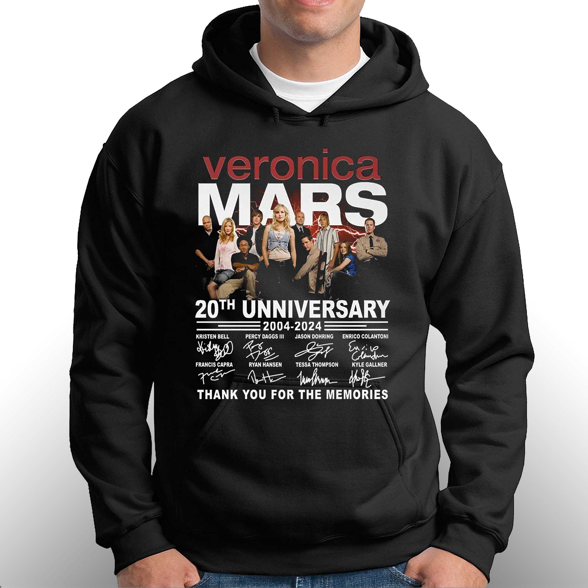 Veronica Mars 20th Anniversary 2004-2024 Thank You For The Memories T-shirt 
