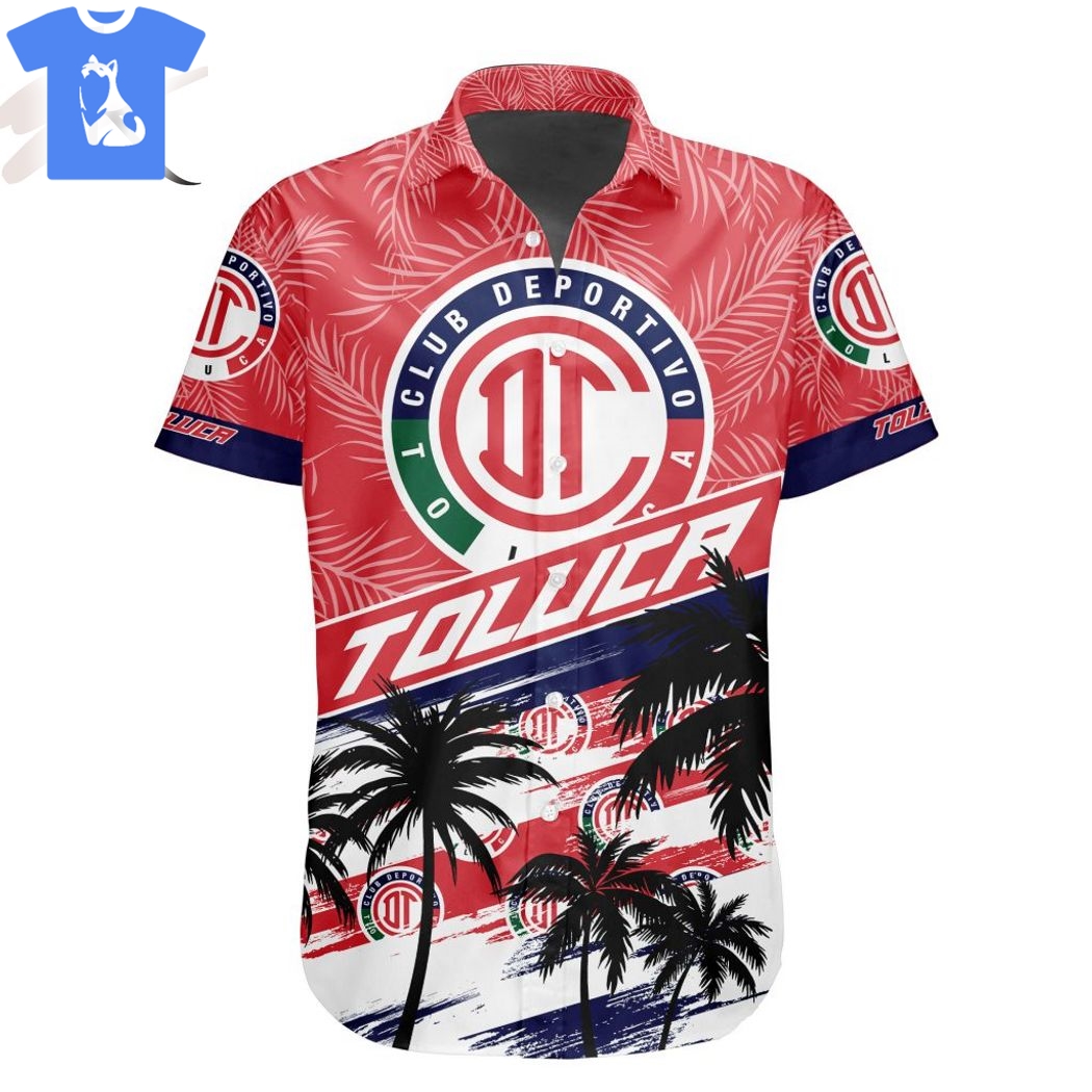 Liga Mx Deportivo Toluca Special Hawaiian Shirt Liga Mx Deportivo Toluca Special Hawaiian Shirt
