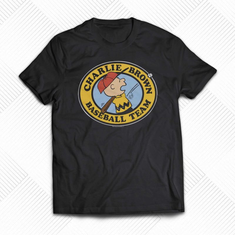 Peanuts Charlie Brown Baseball Team Shirt