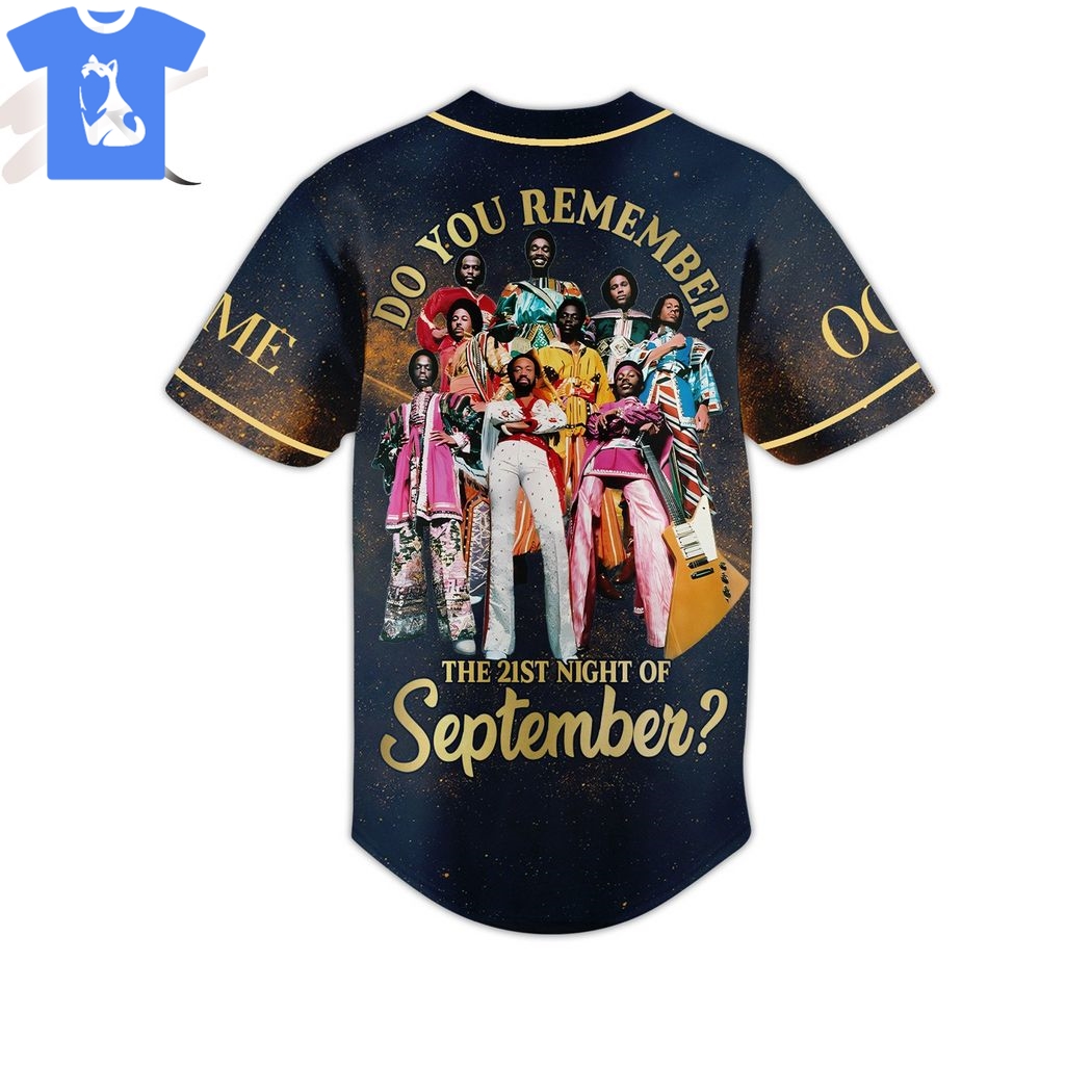 Earth Wind And Fire Do You Remember The 21st Night Of September Custom Baseball Jersey Earth Wind And Fire Do You Remember The 21st Night Of September Custom Baseball Jersey