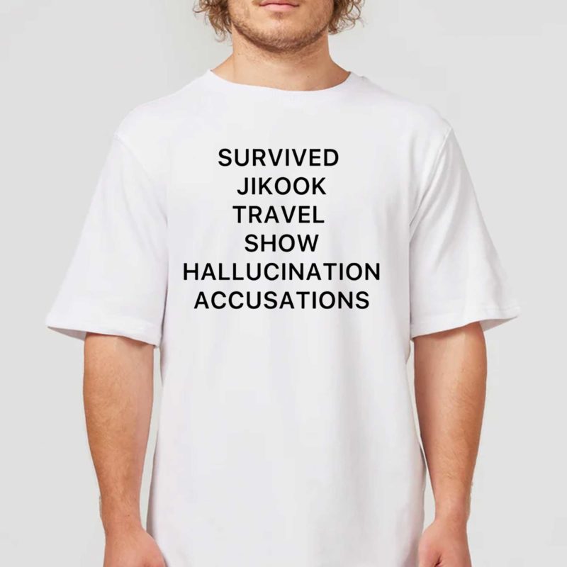 Survived Jikook Travel Show Hallucination Accusations Shirt 5