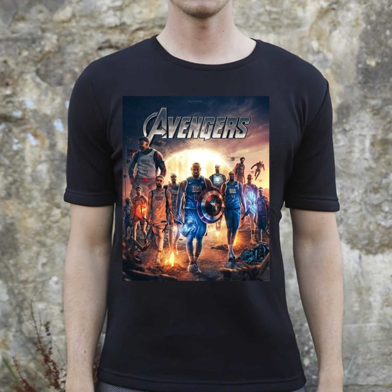 Avengers Usa Basketball Olympic 2024 Shirt