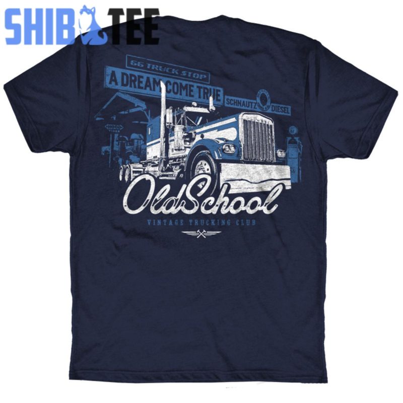 Old school truckers, Trucker shirts, American trucker t shirts